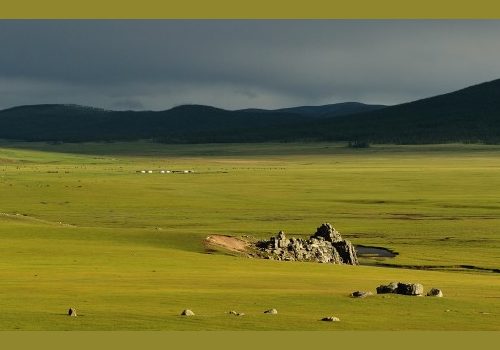 La steppe de Mongolie