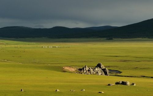 La steppe de Mongolie