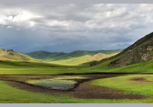 La steppe de Mongolie